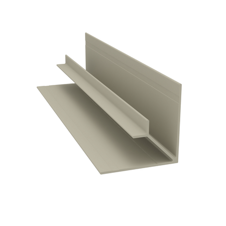 Light Trim 3/4in Lap Siding Inside Corner V225-Pearl Gray 48 (JH)
