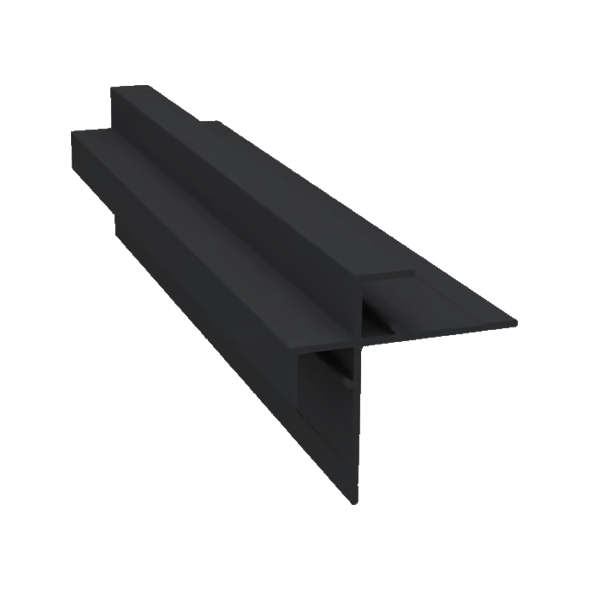 Light Trim 5/16in Panel Outside Corner V004XL | Shadow XL Collection-Bright Silver (Light Trim)