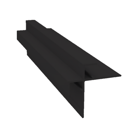 Light Trim 1/2in Panel Outside Corner V764XL | Shadow XL Collection-Midnight Black 95 (JH)