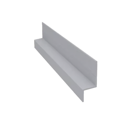 Light Trim 1/2in Panel Horizontal Trim H760XL | Shadow XL Collection-White