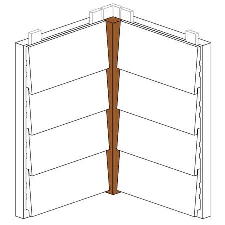 Maibec Express EM+ Genuine Wood Siding in 052 - Algonquin Amber-Brushed-2in Trim-5/4 x 6