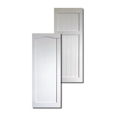 Prestige Flex Shutters-V-Groove-Recessed-16x72