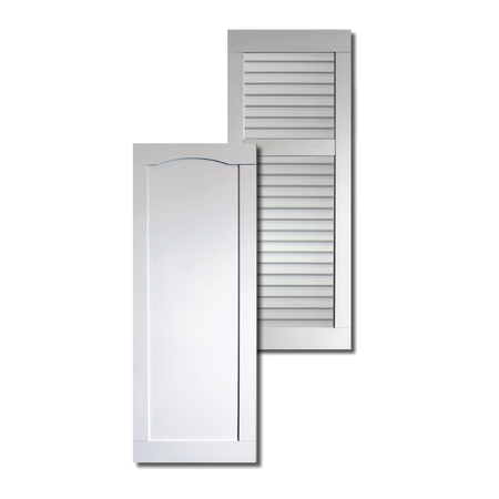 Prestige Flex Shutters-Closed Louvre-Recessed-16x48
