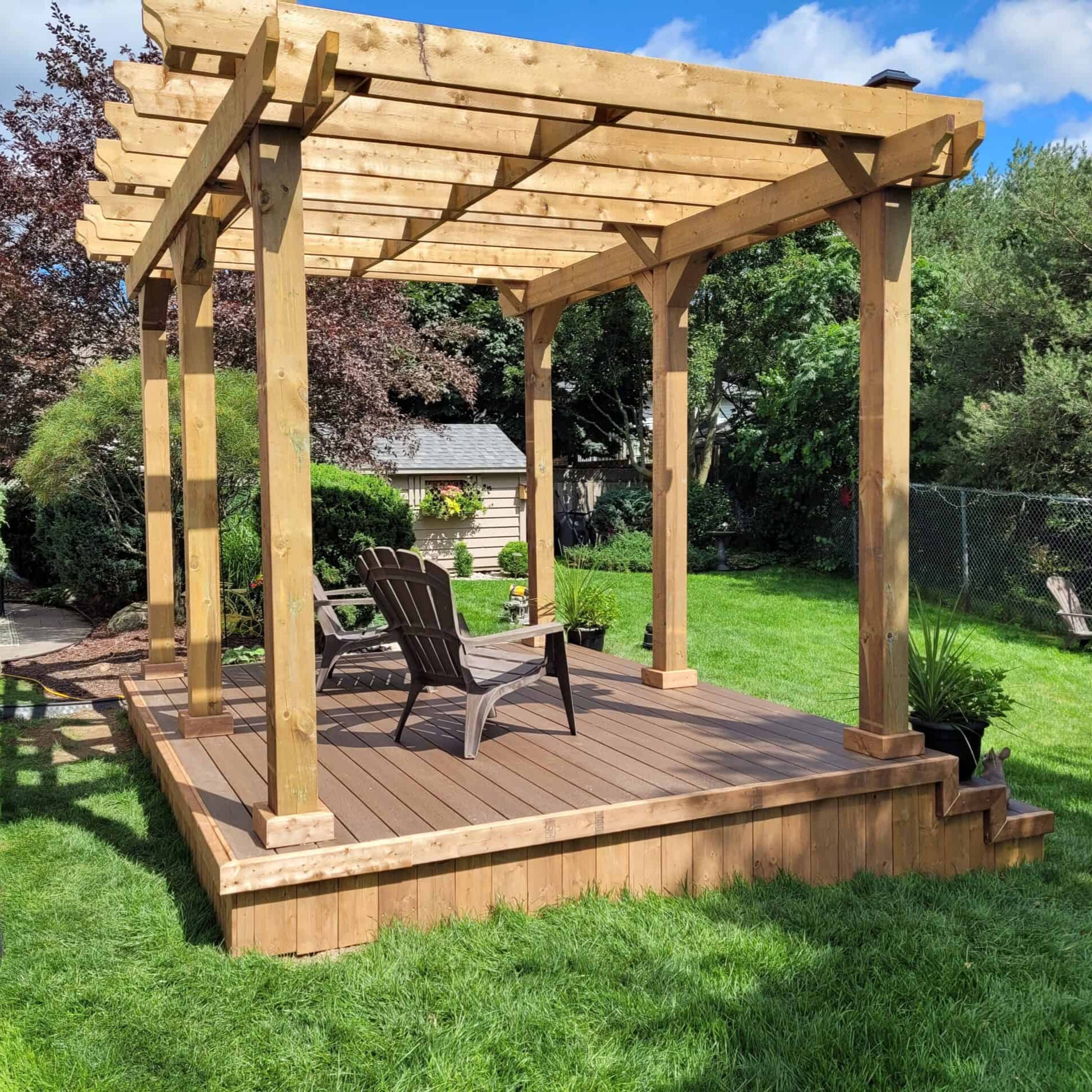 TruNorth Mocha-Grooved-12ft-Solid Core