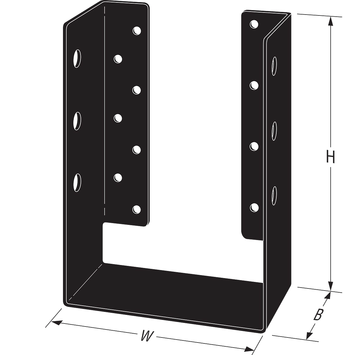 Simpson Strong-Tie APHH Concealed-8-1/4" / ZMAX® - 6"