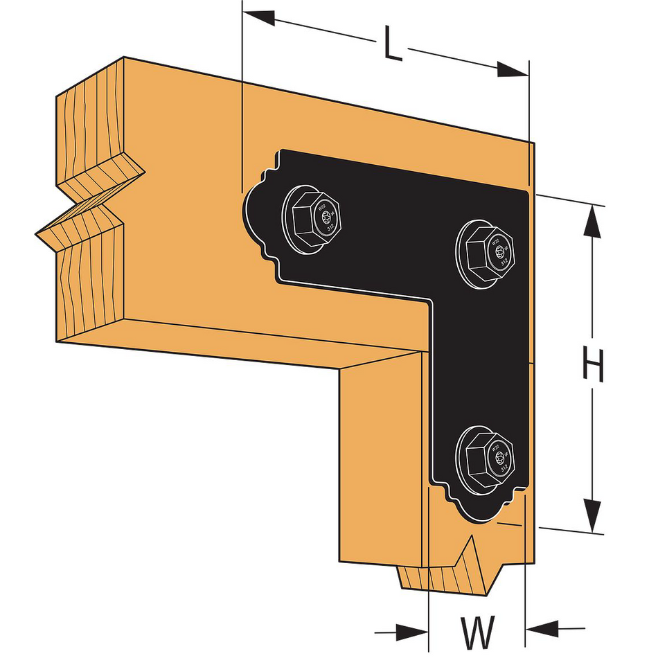 Simpson Strong-Tie APL L Strap Tie