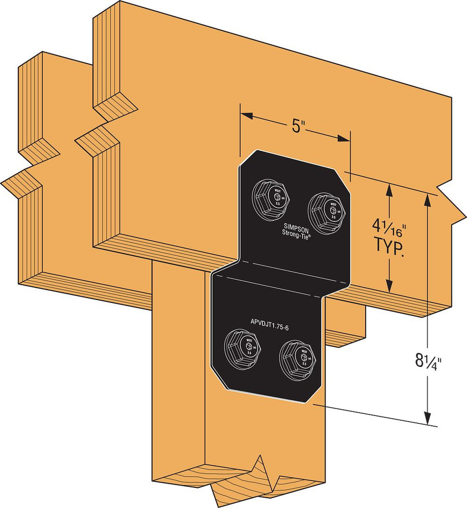 Simpson Strong-Tie APVDJT Deck Joist Tie
