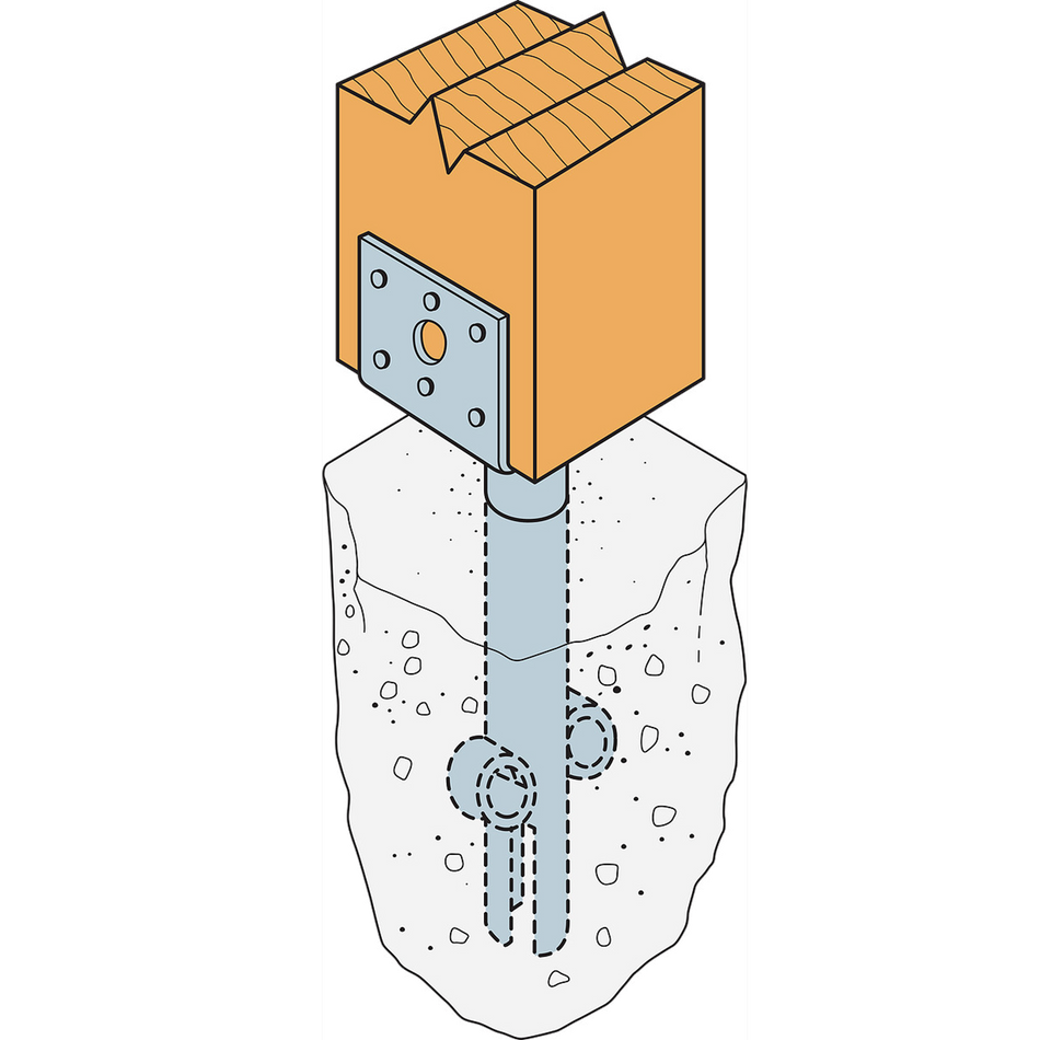 Hbc Post Post Bases & Footing – DeckMart Building Supplies