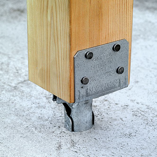 Simpson Epb Simpson Strong-Tie EPB Elevated Post Base – DeckMart Building Supplies