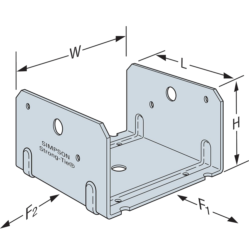 Hbc Post Simpson Strong-Tie HBC Post Base – DeckMart Building Supplies