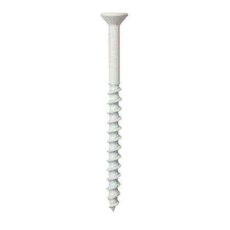 Simpson Strong-Tie Titen Turbo Concrete and Masonry 3/16in Screw Anchor (White)-1-1/4in-Flat Head-100