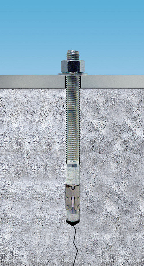 Simpson Strong-Tie Zinc Plated / Carbon Steel Strong-Bolt® 2 Wedge Anchor