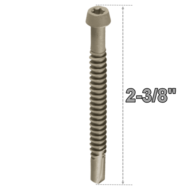 Starborn CAP-TOR Stainless Steel Metal Framing 2-3/8"Screws