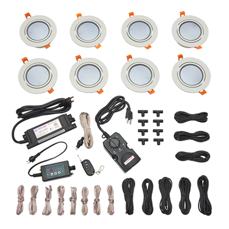 TREX Soffit Light kits-Black-8-Light Kit