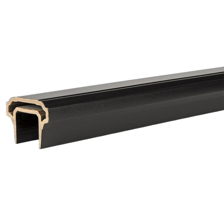 TimberTech Classic Series Premier Top Rail-Black-Gloss-96in
