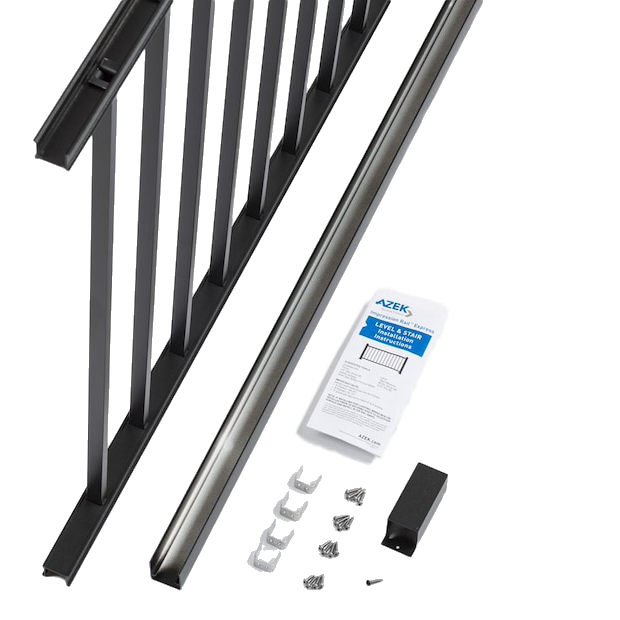 Timber Panel Rails TimberTech Impression Rail Express Universal Rail Panels – DeckMart ...