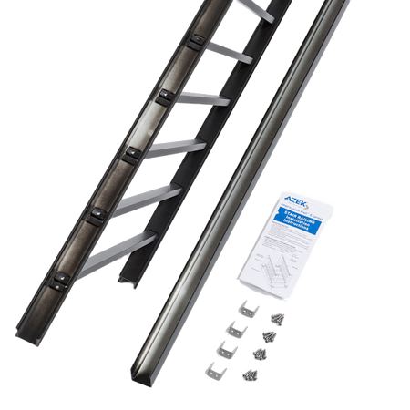 TimberTech Impression Rail Express Universal Stair Rail Panels-White.-8ft-36in