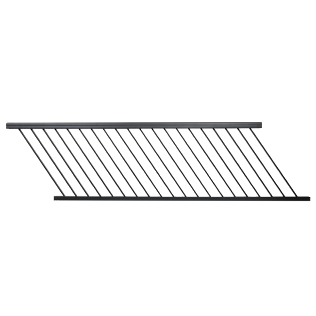 TimberTech Impression Rail Express Universal Stair Rail Panels-White.-8ft-42in