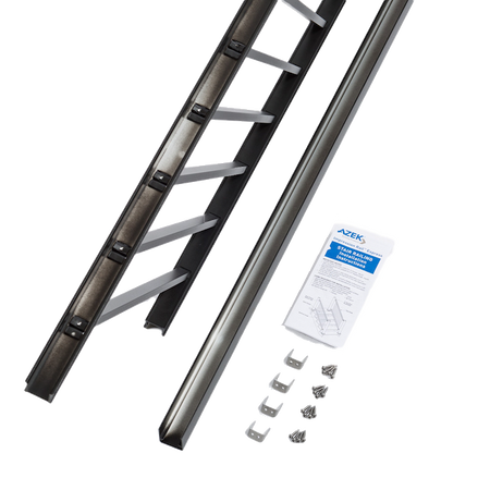 TimberTech Impression Rail Express Universal Stair Rail Panels-Dark Bronze (TT)-8ft-42in