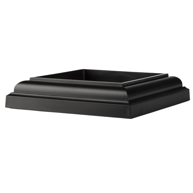 TimberTech Classic Series 5.5in Post Skirt-Black-Gloss-5.5inx5.5in
