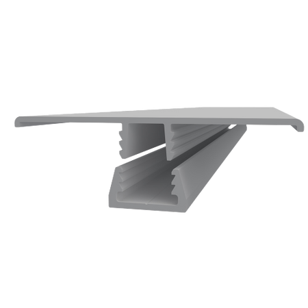 Trusscore H Channel Snap-In Trim Kit-Gray-10'