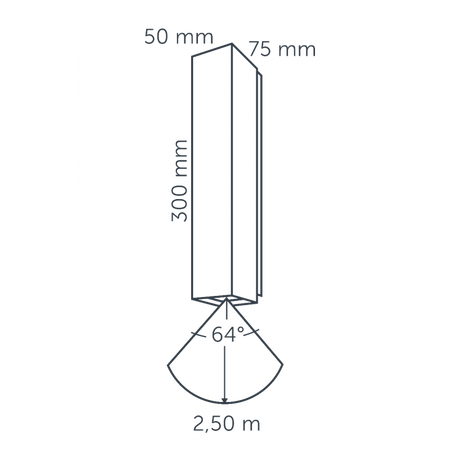 in-lite Evo Down dark 100-230V