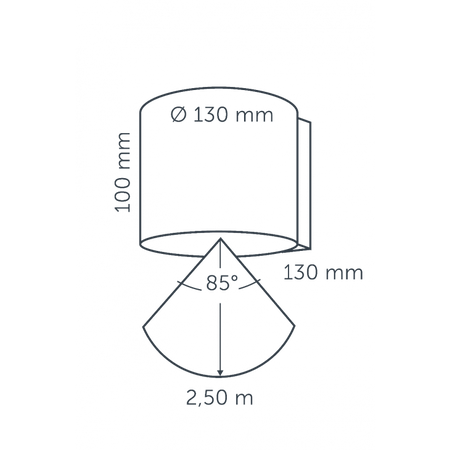 in-lite Halo Down dark 100-230V