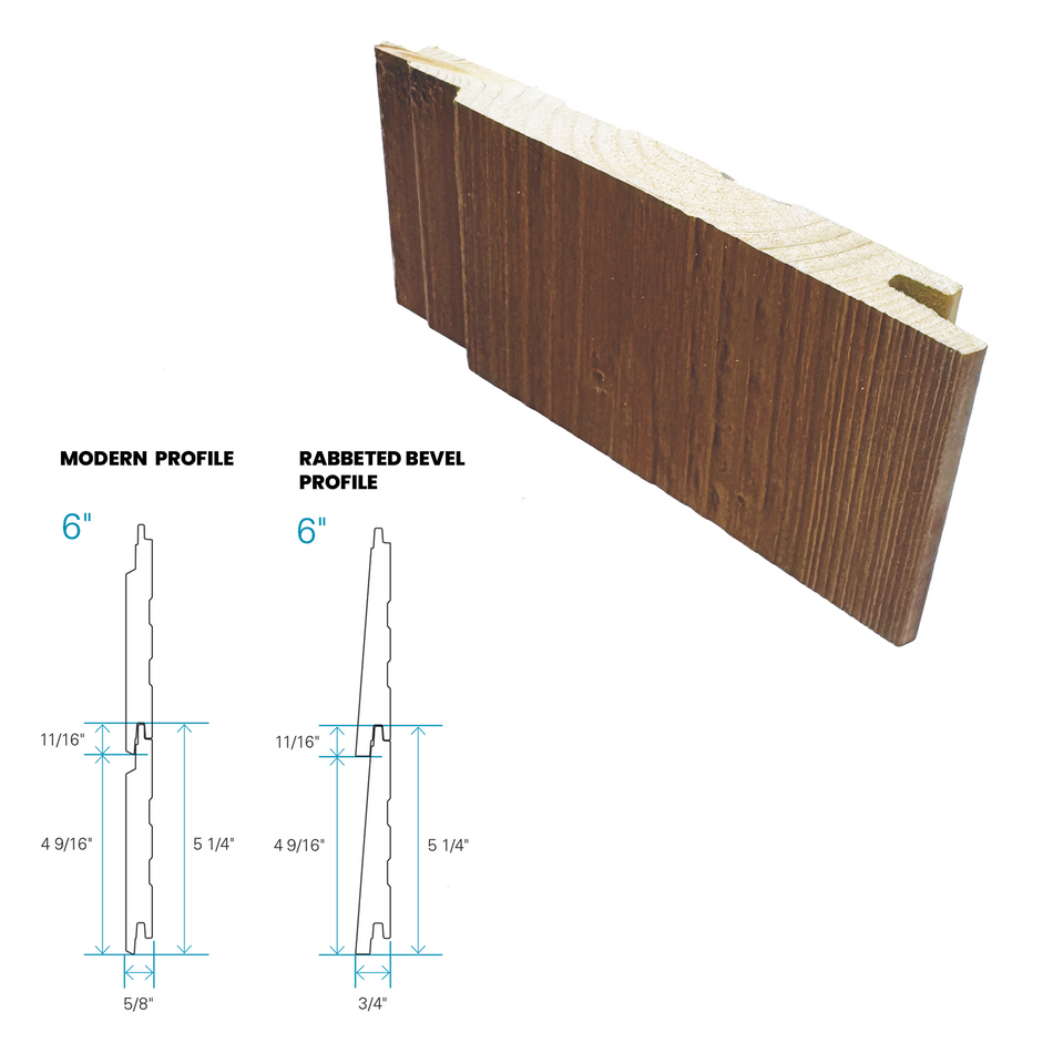Maibec Siding EM+ Modern/Brushed 052 - Algonquin Amber 1 foot Sample-Default Title