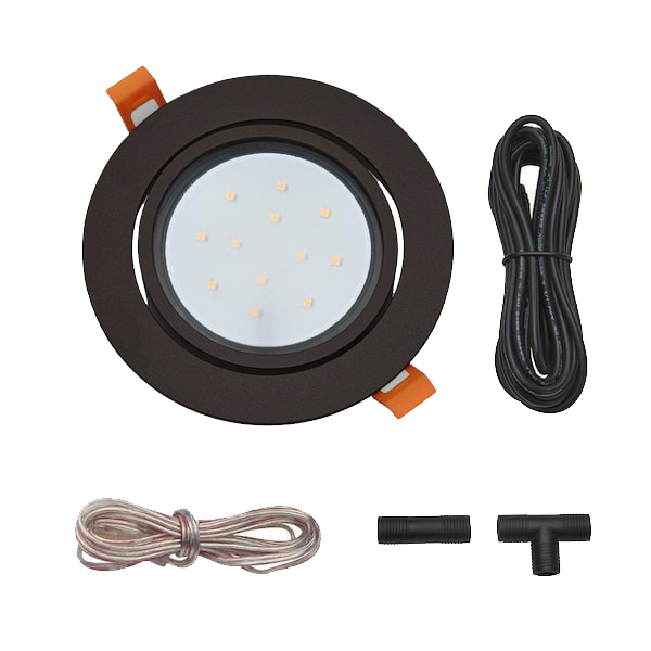 TREX Soffit Light kits-Dark Bronze (TT)-Single Light Kit