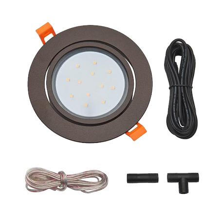 TREX Soffit Light kits-White.-Single Light Kit