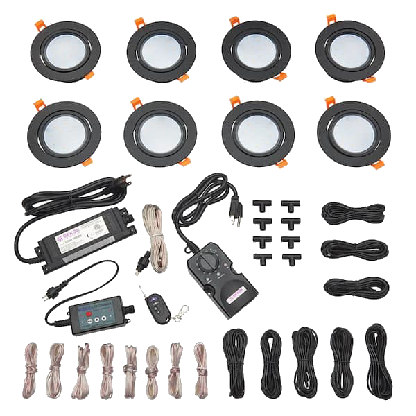 TREX Soffit Light kits-Dark Bronze (TT)-4-Light Kit
