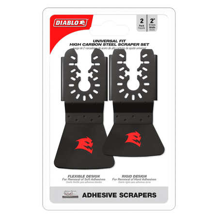 Diablo High Carbon Steel Oscillating Scraper Set for Adhesive Removal
