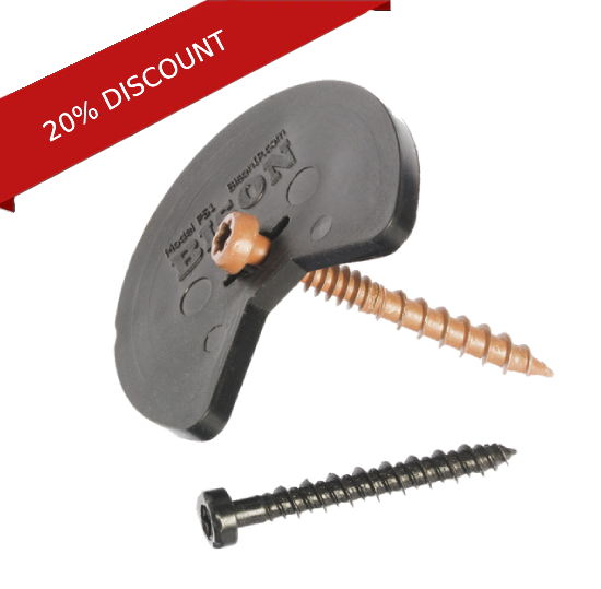 Bison Wood Tile Fastening Kit | FS-1